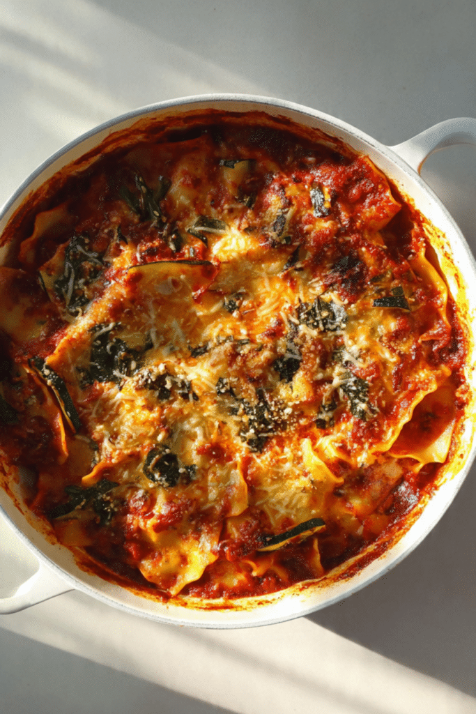 Super Easy Vegan One-Pot Lasagna