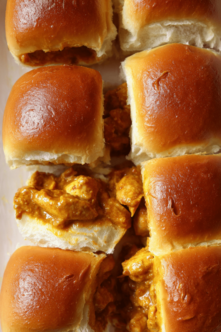Creamy Chicken Curry Buns