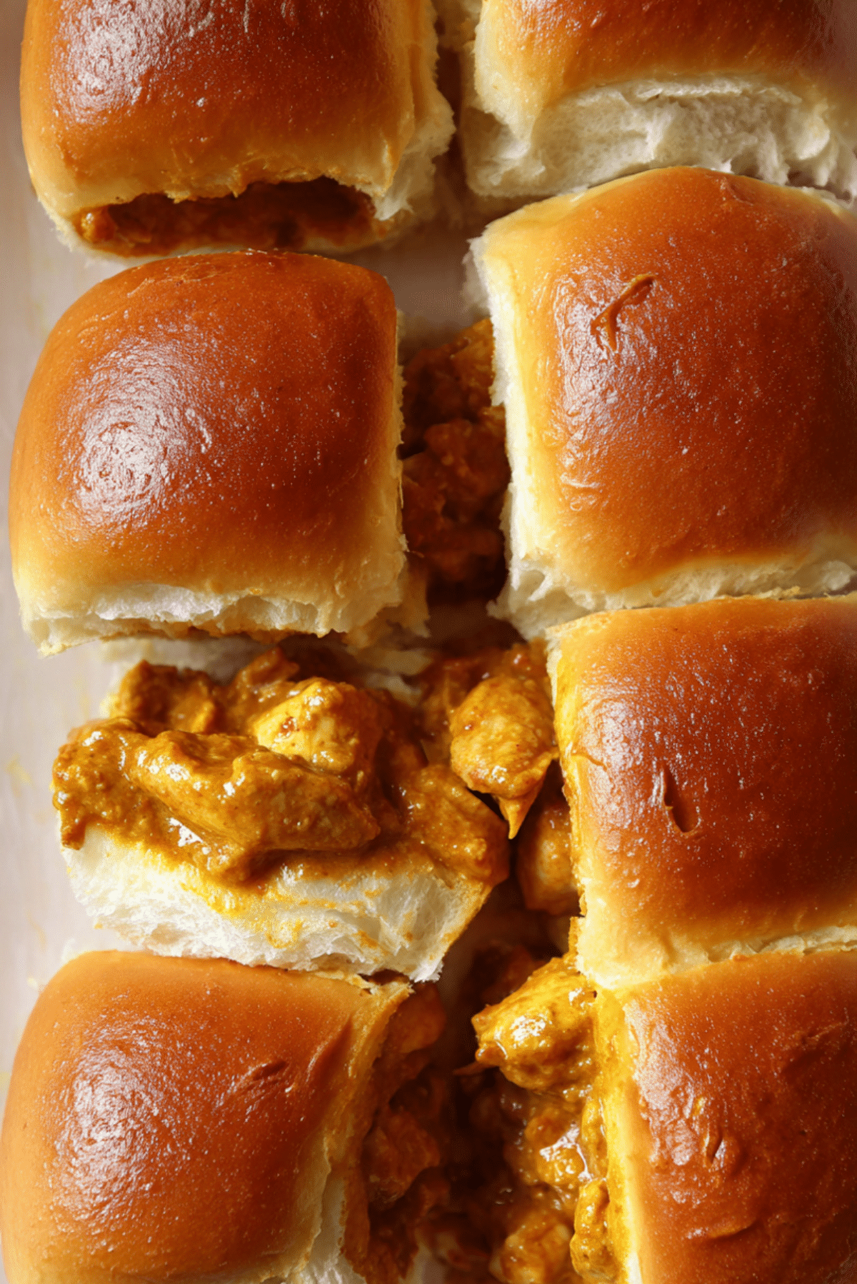 Creamy Chicken Curry Buns