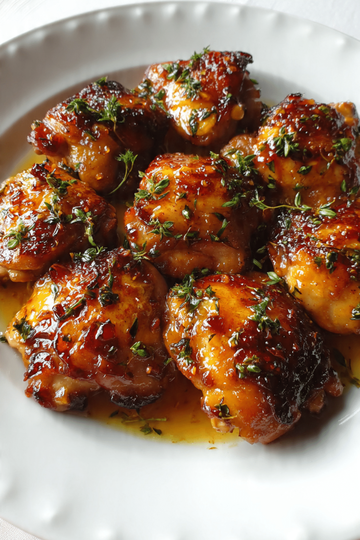 Chicken Thighs Glazed