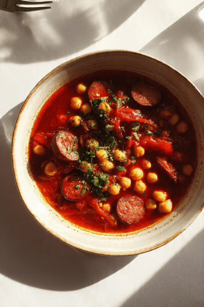 Spanish Chorizo and Chickpea Stew