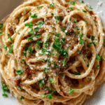 Creamy Vegan Caramelized Onion Pasta