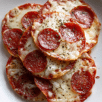 Pepproni & cheese crisps