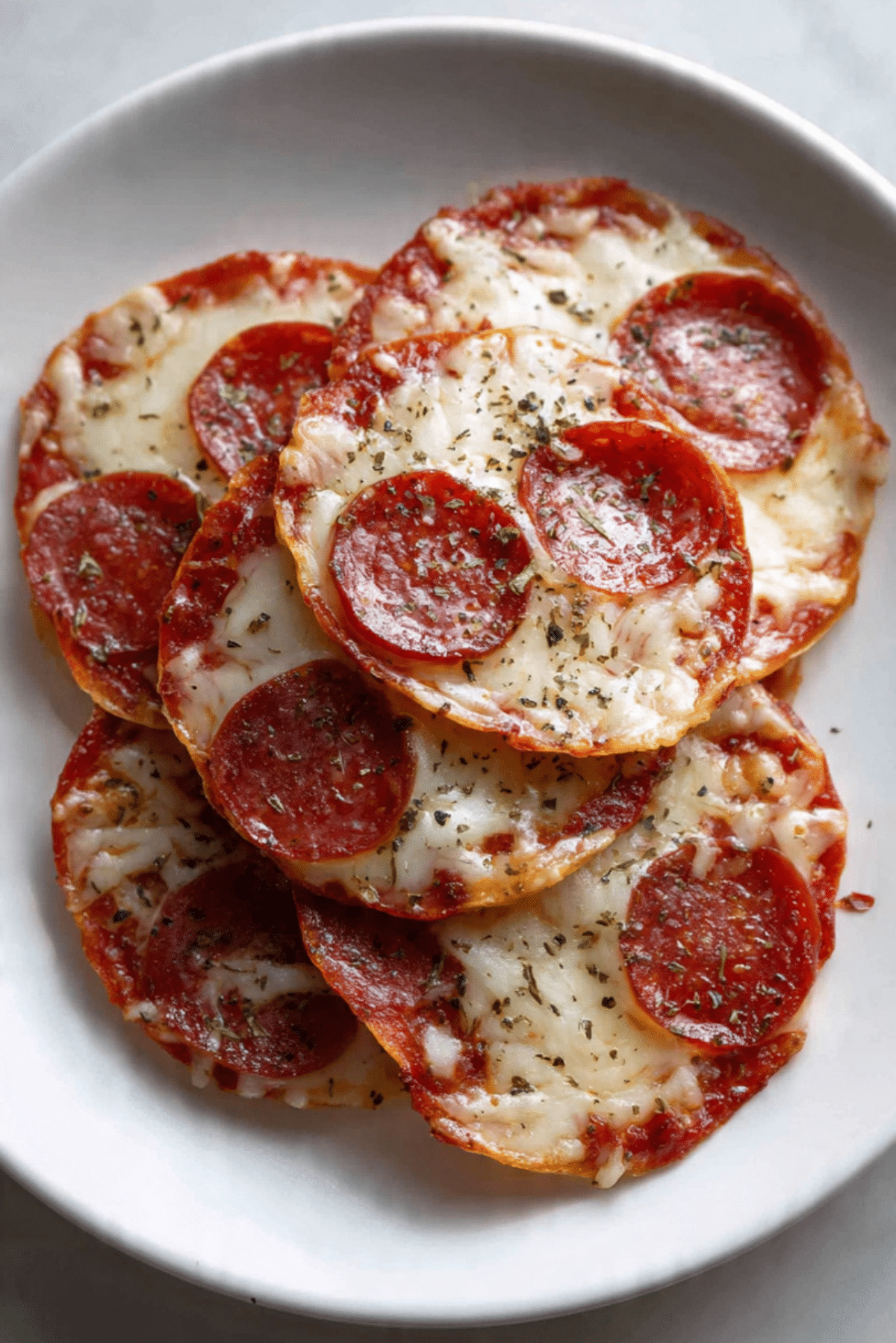 Pepproni & cheese crisps