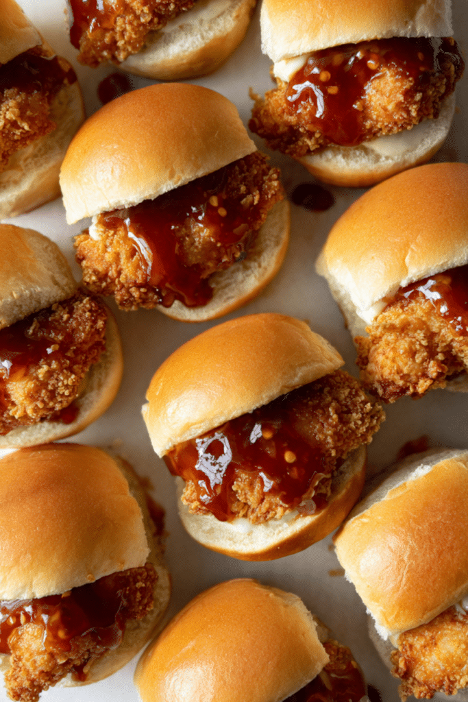 Honey Hot Chicken Sliders