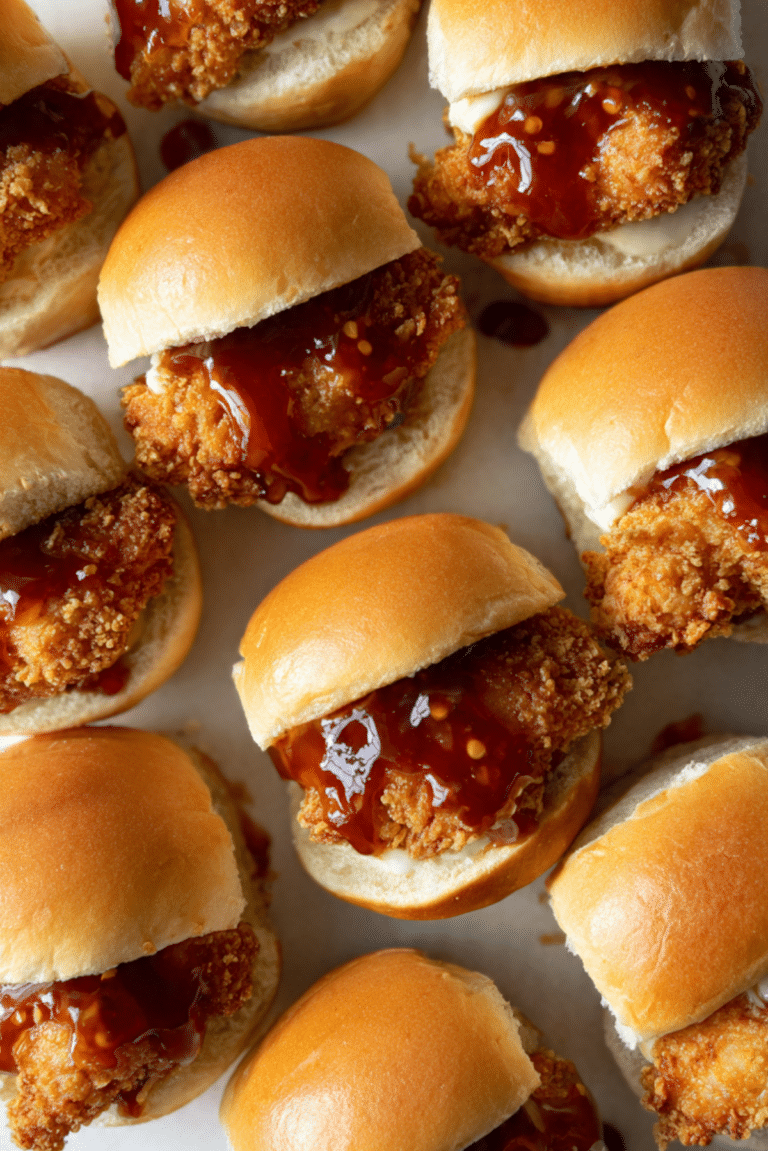 Honey Hot Chicken Sliders