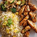 Hibachi Chicken With Fried Rice & Vegetables