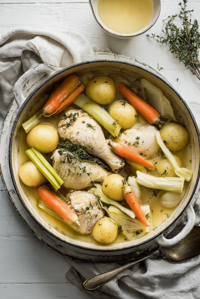 Poule au Pot (Chicken in a Pot)