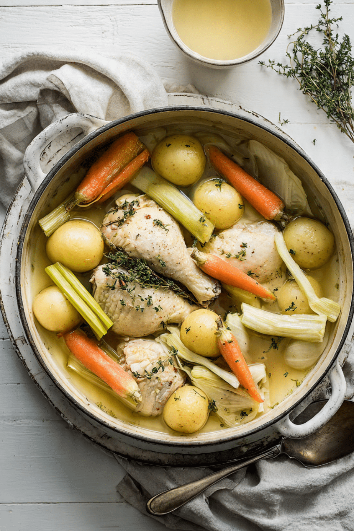 Poule au Pot (Chicken in a Pot)